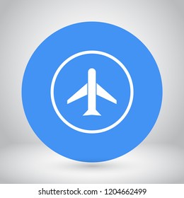 aircraft vector icon 10 eps