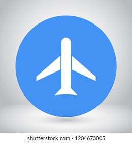 aircraft vector icon 10 eps