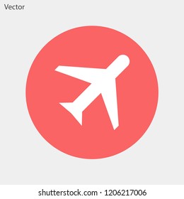 aircraft vector icon 10 eps