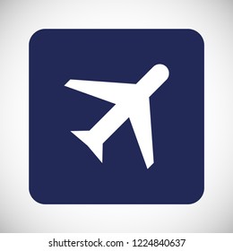 aircraft vector icon 10 eps