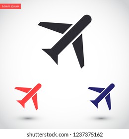aircraft vector icon 10 eps