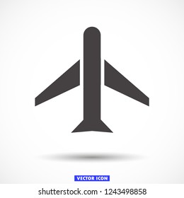 aircraft vector icon 10 eps