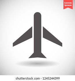 aircraft vector icon 10 eps