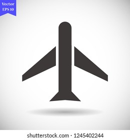 aircraft vector icon 10 eps