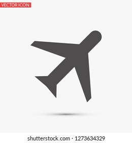 aircraft vector icon 10 eps