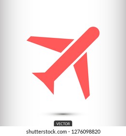 aircraft vector icon 10 eps