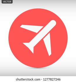 aircraft vector icon 10 eps