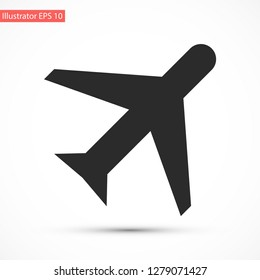 aircraft vector icon 10 eps