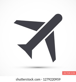 aircraft vector icon 10 eps