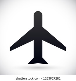 aircraft vector icon 10 eps