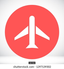aircraft vector icon 10 eps