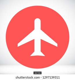 aircraft vector icon 10 eps