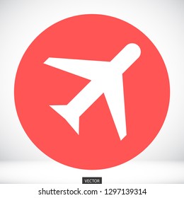 aircraft vector icon 10 eps