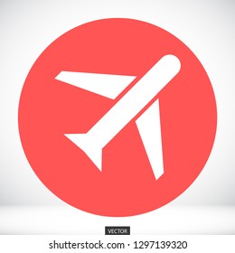 aircraft vector icon 10 eps