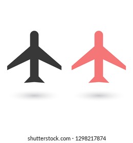 aircraft vector icon 10 eps