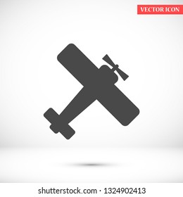 aircraft vector icon 10 eps