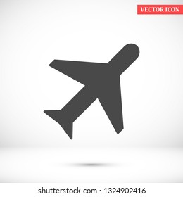 aircraft vector icon 10 eps