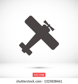 aircraft vector icon 10 eps