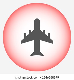 aircraft vector icon 10 eps
