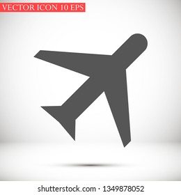 aircraft vector icon 10 eps