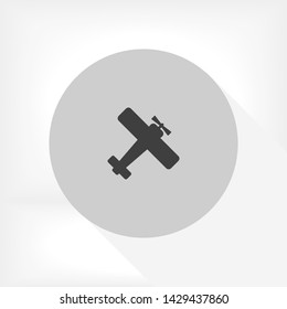 aircraft vector icon 10 eps , Lorem ipsum Flat design