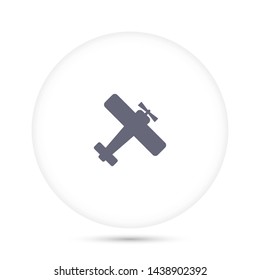 aircraft vector icon 10 eps , Lorem ipsum Flat design