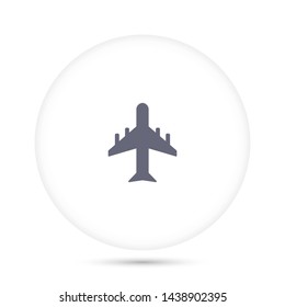 aircraft vector icon 10 eps , Lorem ipsum Flat design