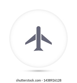 aircraft vector icon 10 eps , Lorem ipsum Flat design