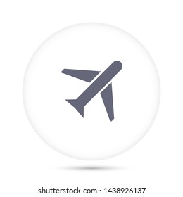 aircraft vector icon 10 eps , Lorem ipsum Flat design