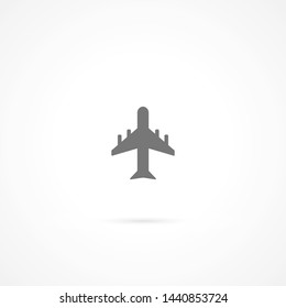 aircraft vector icon 10 eps , Lorem ipsum Flat design