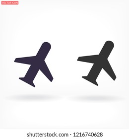 Aircraft  vector icon 