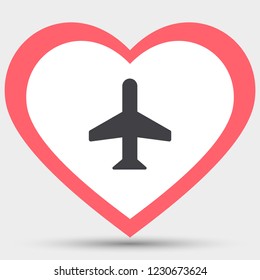 Aircraft Vector icon