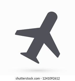 Aircraft  vector icon 