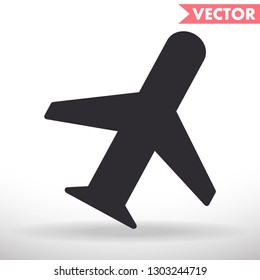 Aircraft  vector icon 