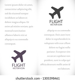 Aircraft Vector icon