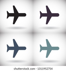 Aircraft Vector icon