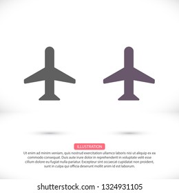 Aircraft Vector icon