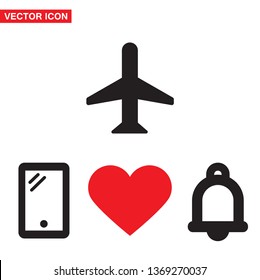 Aircraft Vector icon