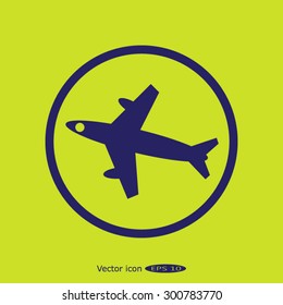 aircraft vector icon