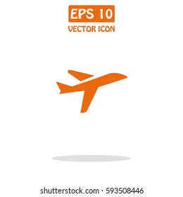 Aircraft  Vector Icon.