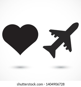 Aircraft Vector icon . Lorem Ipsum Illustration design