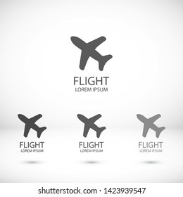 Aircraft Vector icon . Lorem Ipsum Illustration design
