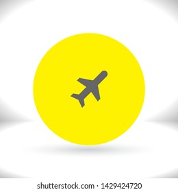 Aircraft Vector icon . Lorem Ipsum Illustration design