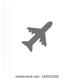 Aircraft Vector icon . Lorem Ipsum Illustration design