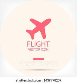 Aircraft Vector icon . Lorem Ipsum Illustration design
