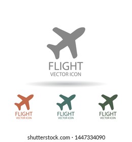Aircraft Vector icon . Lorem Ipsum Illustration design