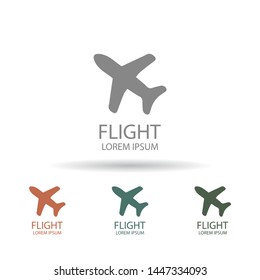 Aircraft Vector icon . Lorem Ipsum Illustration design