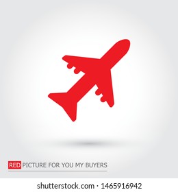 Aircraft Vector icon . Lorem Ipsum Illustration design