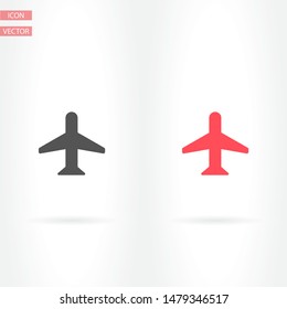 Aircraft Vector icon . Lorem Ipsum Illustration design