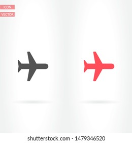 Aircraft Vector icon . Lorem Ipsum Illustration design